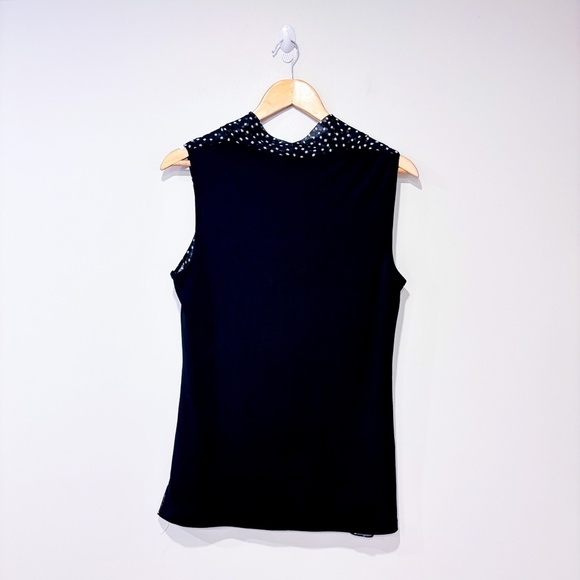 REITMANS – Black and white polka dot sleeveless blouse | Cowl neck top * - Picture 2 of 9